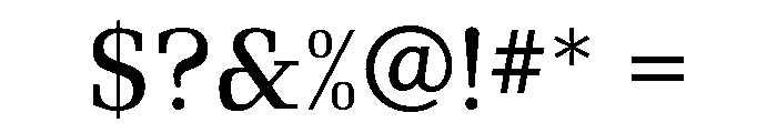 Renault Regular Font OTHER CHARS