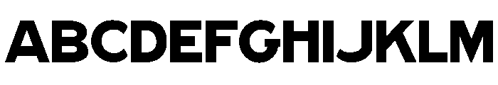 Republic Gothic Solid Font UPPERCASE