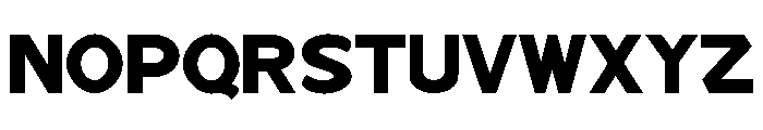 Republic Gothic Solid Font UPPERCASE