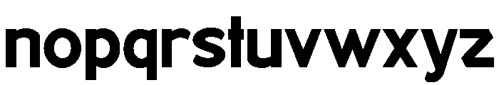 Republic Gothic Solid Font LOWERCASE