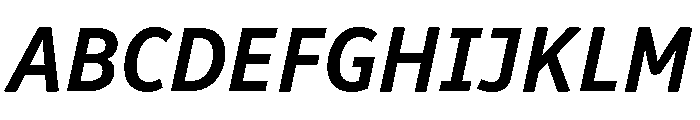 Respublika Bold Italic Font UPPERCASE