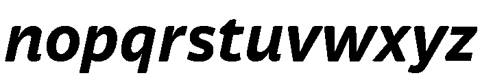 Respublika Extra Bold Italic Font LOWERCASE