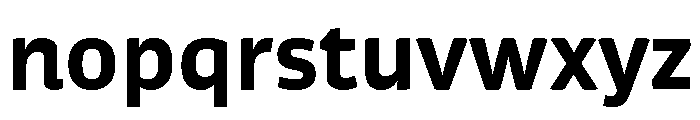 Respublika Extra Bold Font LOWERCASE