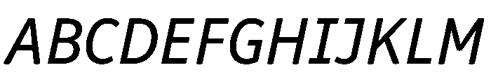 Respublika Italic Font UPPERCASE