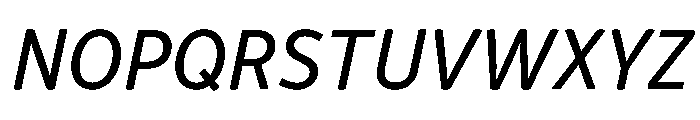 Respublika Italic Font UPPERCASE