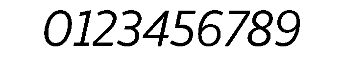 Respublika Light Italic Font OTHER CHARS