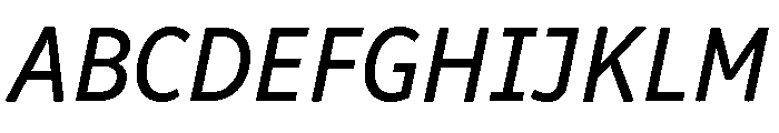 Respublika Regular Italic Font UPPERCASE
