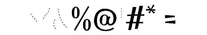 Retro Luxe Dashed Inline Font OTHER CHARS