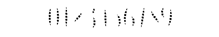 Retro Luxe Inline Cartoon Font OTHER CHARS