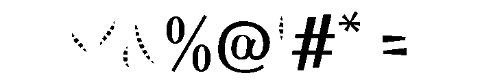 Retro Luxe Inline Cartoon Font OTHER CHARS