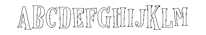Retro Luxe Outline FONT