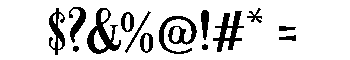 Retro Luxe Regular Font OTHER CHARS