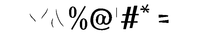Retro Luxe Rough Inline Font OTHER CHARS