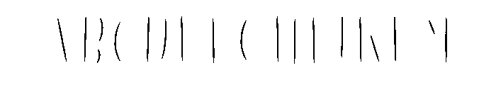 Retro Luxe Rough Inline Font UPPERCASE