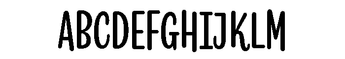 Revla Round Bold Font UPPERCASE
