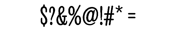 Revla Round Regular Font OTHER CHARS