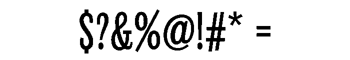 Revla Sans Bold Font OTHER CHARS