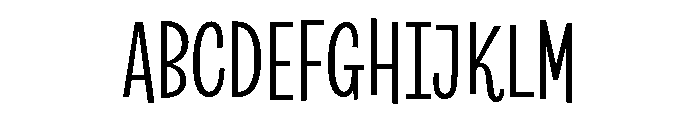 Revla Sans Light Font UPPERCASE