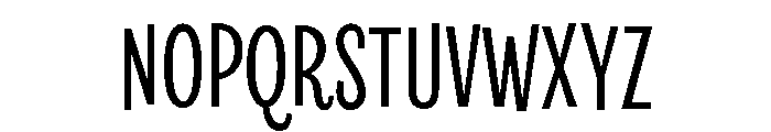 Revla Sans Regular Font UPPERCASE