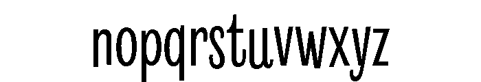 Revla Sans Regular Font LOWERCASE