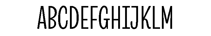 Revla Sans Text Light Font UPPERCASE