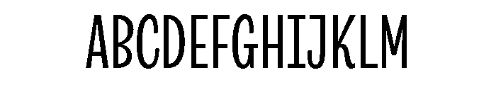 Revla Sans Text Regular Font UPPERCASE
