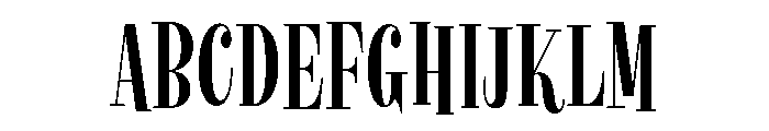 Revla Serif Regular Font UPPERCASE