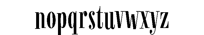 Revla Serif Regular Font LOWERCASE