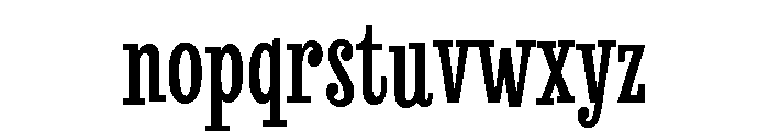 Revla Slab Black Font LOWERCASE