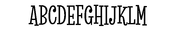 Revla Slab Light Font UPPERCASE