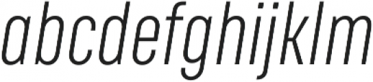 RF Rufo Light Italic ttf (300) Font LOWERCASE