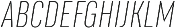 RF Rufo Thin Italic ttf (100) Font UPPERCASE