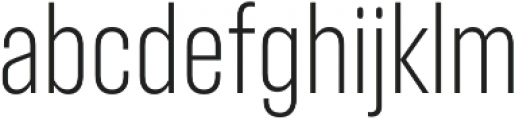 RF Takt Light otf (300) Font LOWERCASE