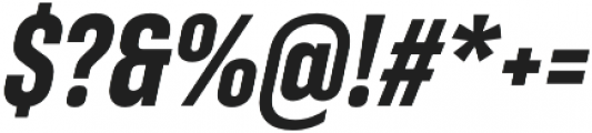 RF Takt Ultrabold Italic otf (700) Font OTHER CHARS