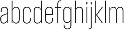 RF Takt Ultralight otf (300) Font LOWERCASE
