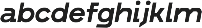 RFX Modern Bold-Italic ttf (700) Font LOWERCASE