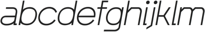 RFX Modern Light-Italic ttf (300) Font LOWERCASE