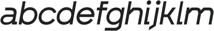 RFX Modern Medium-Italic ttf (500) Font LOWERCASE
