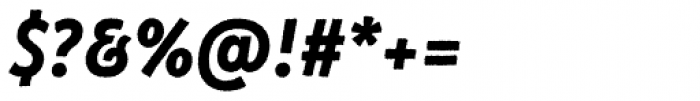 RF Barbariska Rough 1 Oblique Italic Font OTHER CHARS