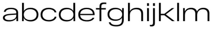 RF Dewi Expanded Light Font LOWERCASE