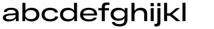 RF Dewi Expanded Semibold Font LOWERCASE