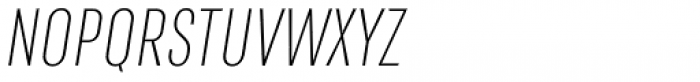 RF Rufo Thin Italic Font UPPERCASE