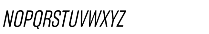 RF Takt Italic Font UPPERCASE