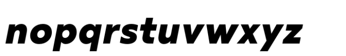 RF Tone Black Italic Font LOWERCASE