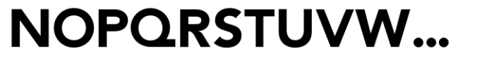 RFX Gambia Black Font UPPERCASE