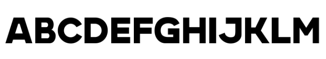 RFX Modern Black Font UPPERCASE