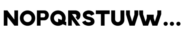 RFX Modern Black Font UPPERCASE