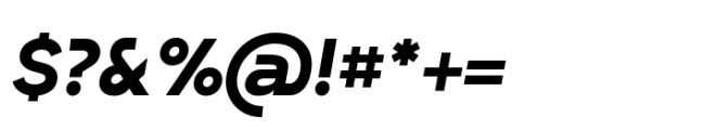 RFX Modern Heavy-Italic Font OTHER CHARS