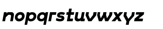 RFX Modern Heavy-Italic Font LOWERCASE