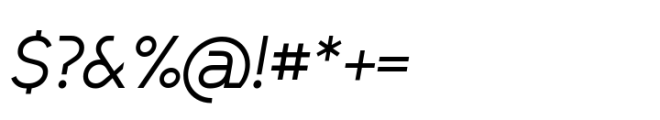 RFX Modern Italic Font OTHER CHARS